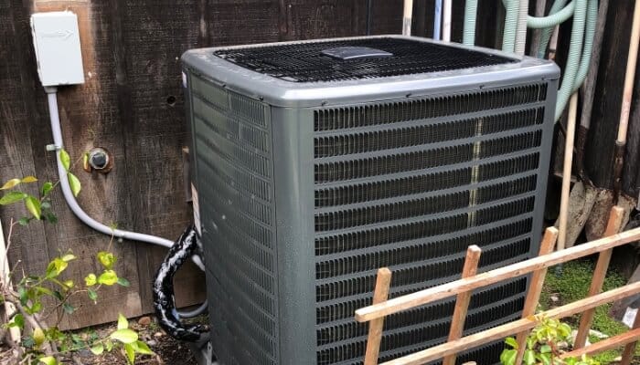 new AC unit installation